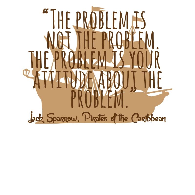 Problem is not the problem - mindset poetsy textin