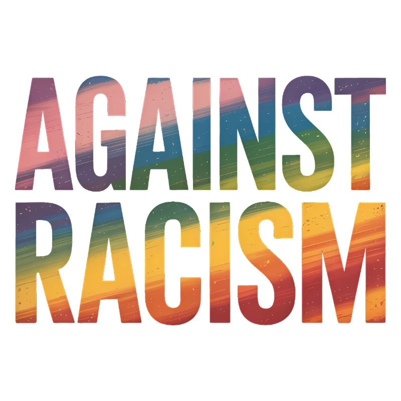 Gegen Rassismus – Antifa-Regenbogen-Tee