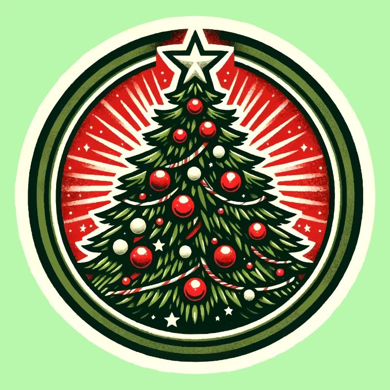 Weihnachtsbaum-Abzeichen