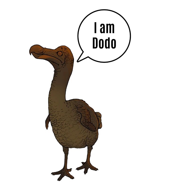 Dronte Dodo Doudo Dudu ausgestorben Vogel