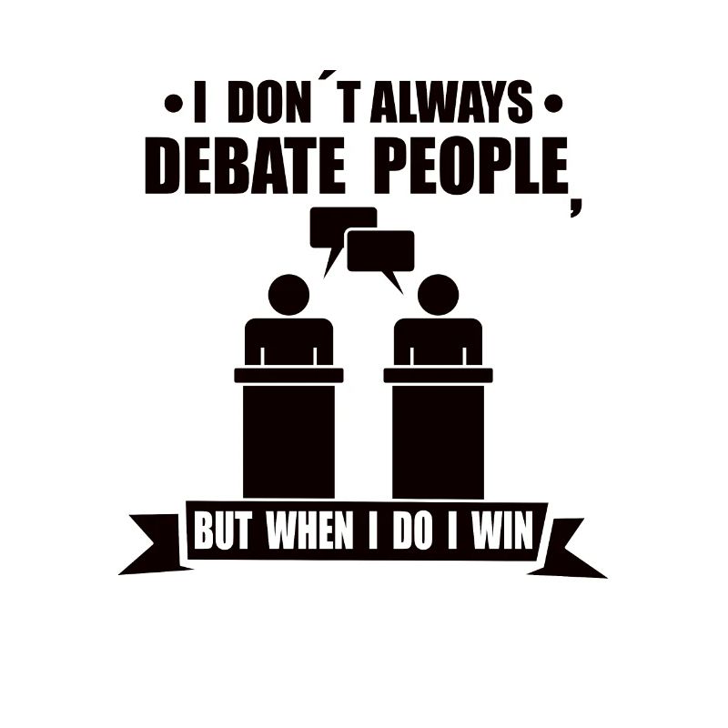 Debatte Rede Debattierer Redner Geschenkidee