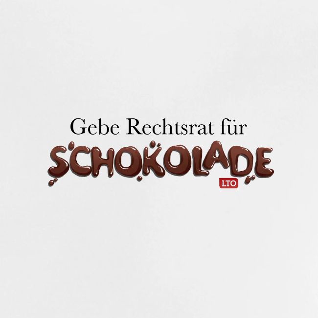 Gebe Rechtsrat für Schokolade