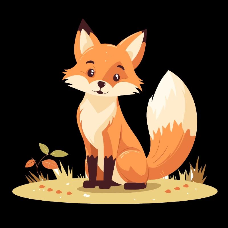 Junger Fuchs Clipart Rotfuchs