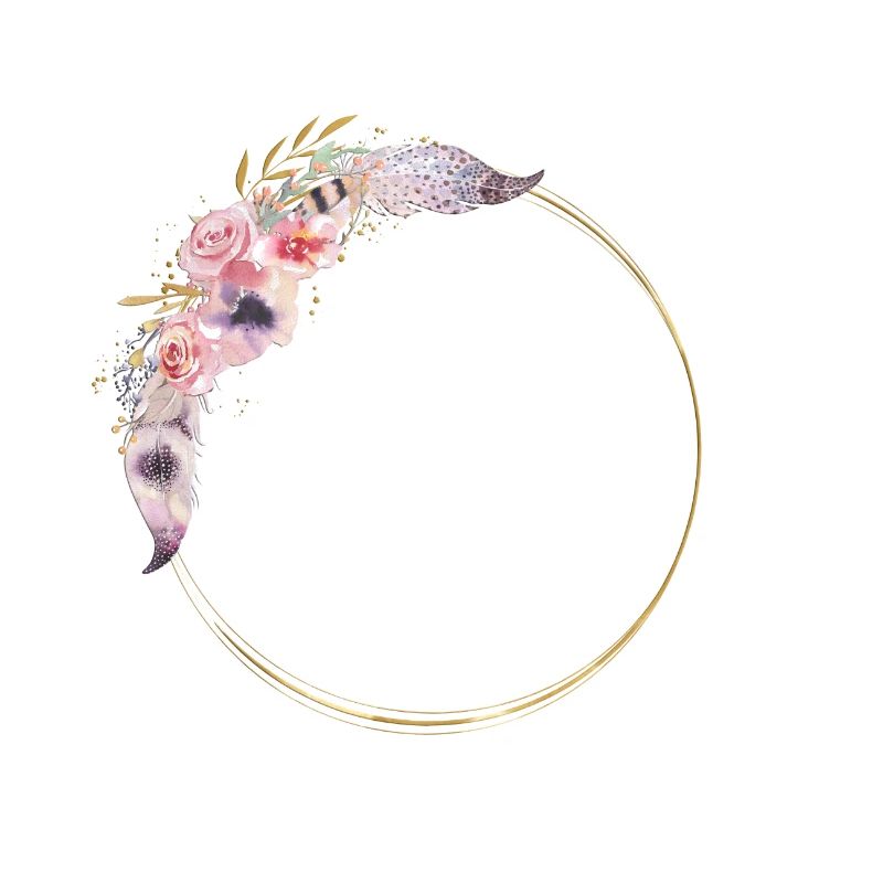 Personalisable Boho Ressort Cercle 2