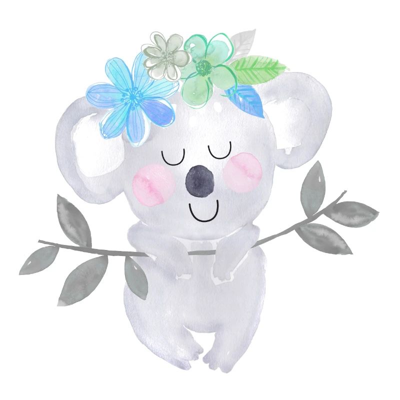 KOALA TRANSASPARENT BLEU