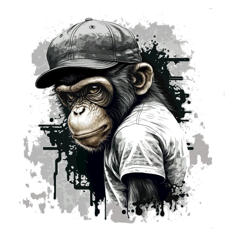 mignon bébé singe