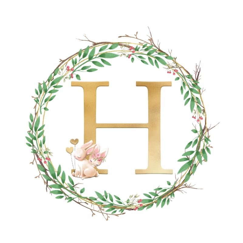 Customizable Monogram H