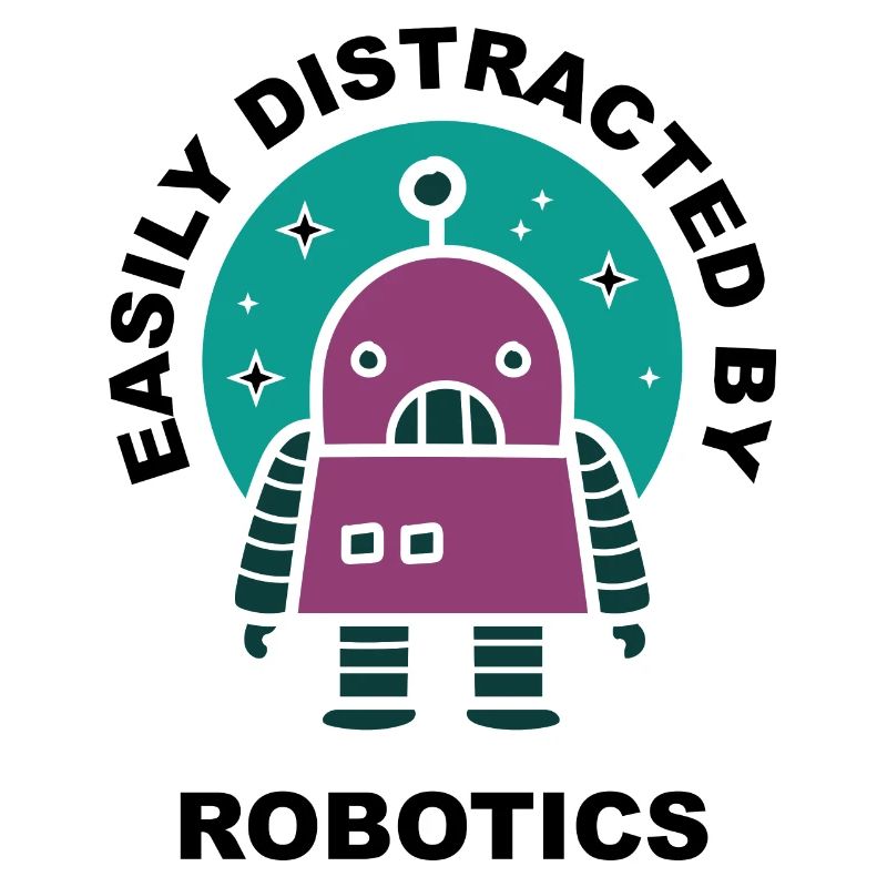 Abgelenkt von Robotern Studenten Robotic Engineer