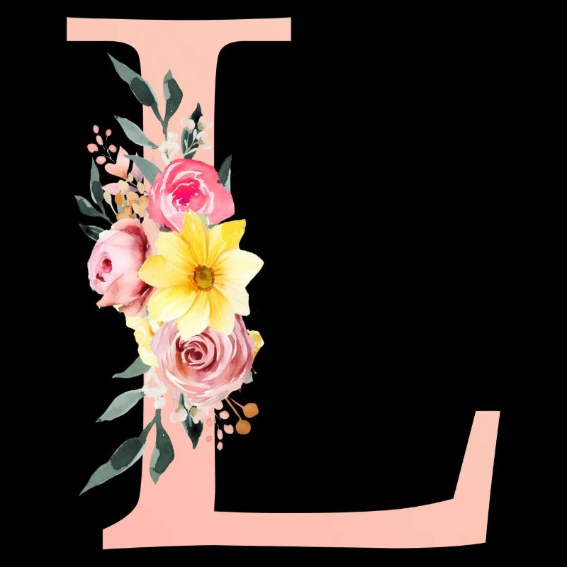 L Monogram Floral