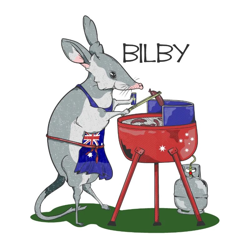 Grillsaison in Bilby, Australien