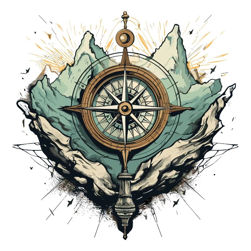 Compass Mountains Rocks