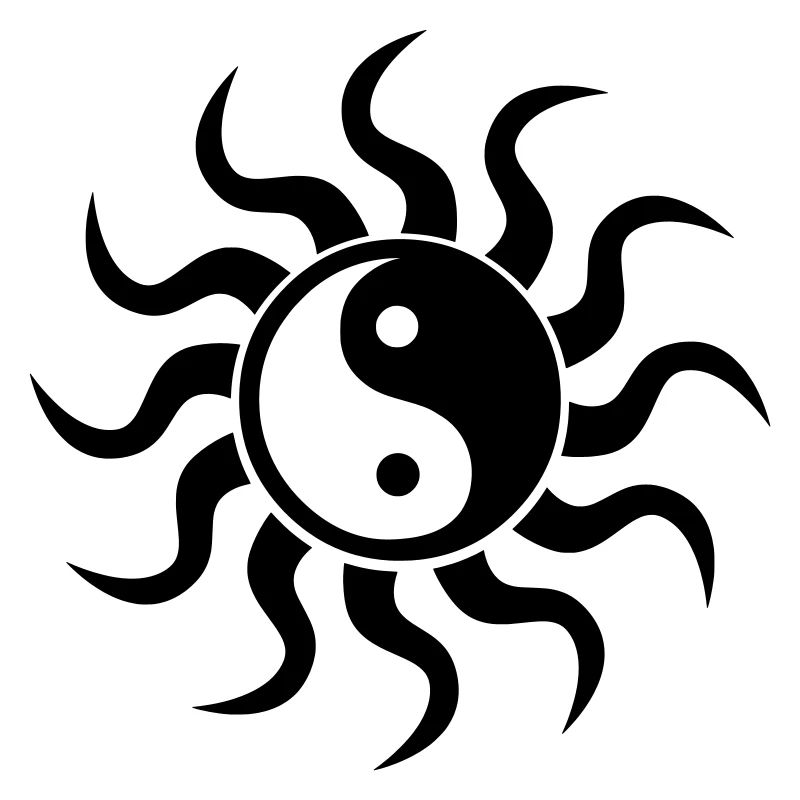 Wektor Yin Yang