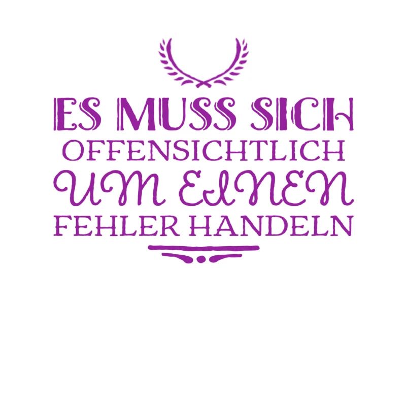 das ist ein Fehler