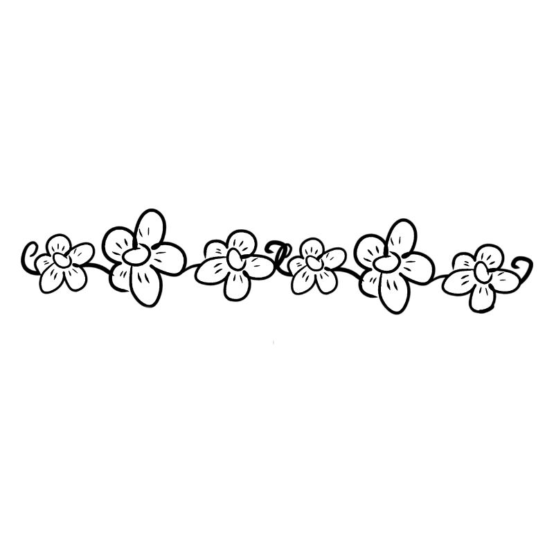 plantation de lignes de fleurs