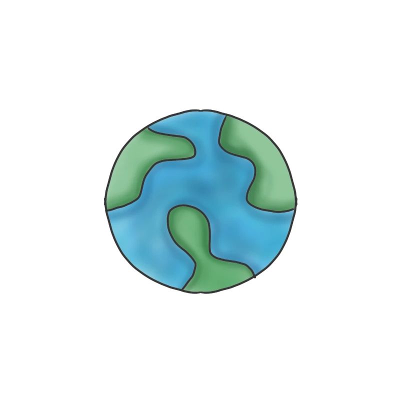 terre planète image logo conception graphique bleu vert mer