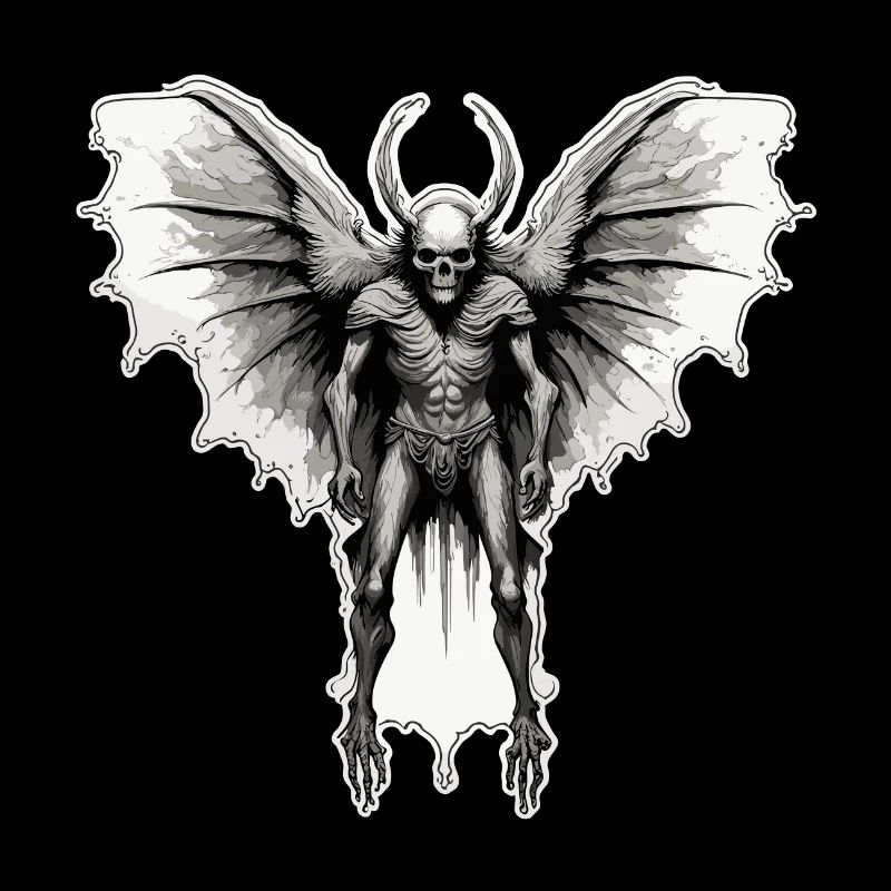 Mothman / Moth / Insect / Mythical Creature / Flutter