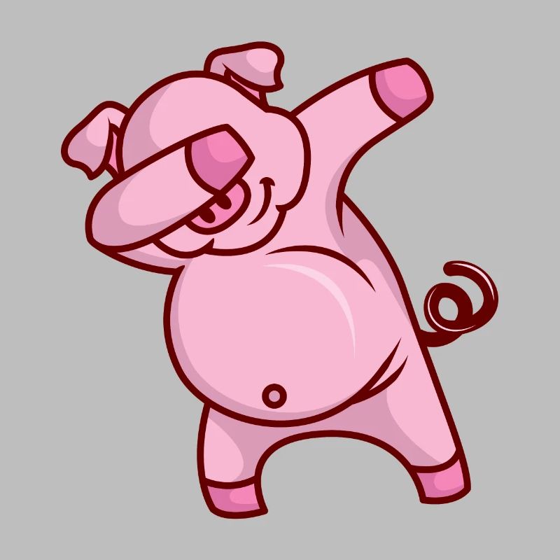 Dabbing Schwein Dab Sau Kinder Geschenk Idee