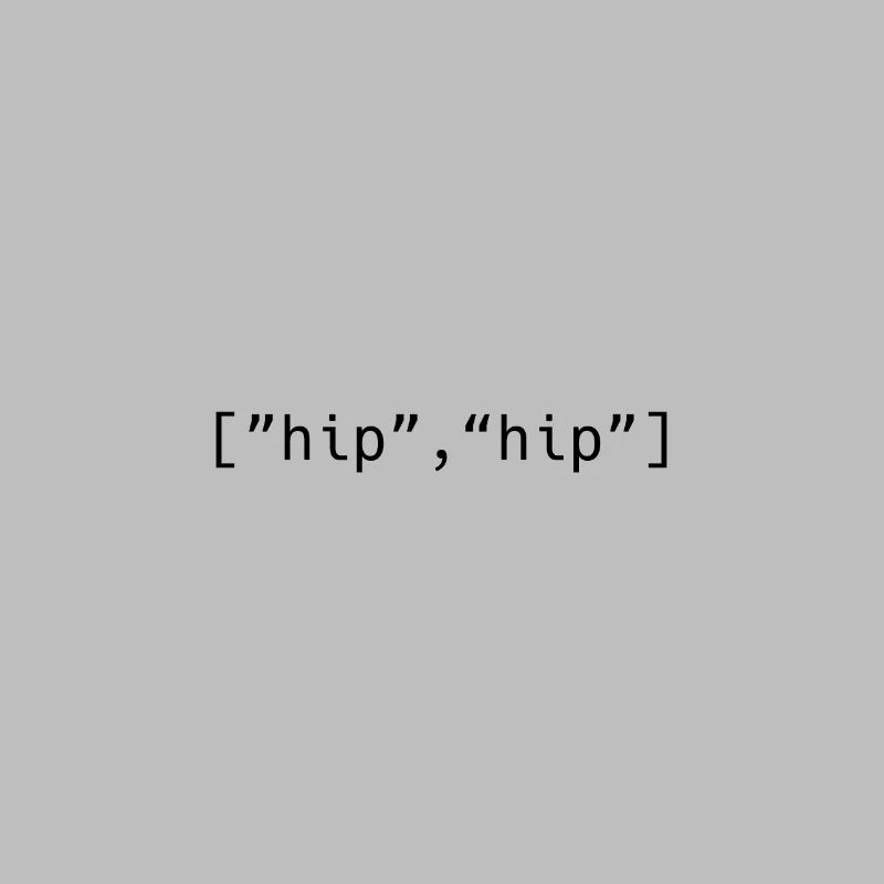 Hip Hip Hooray Programming Array
