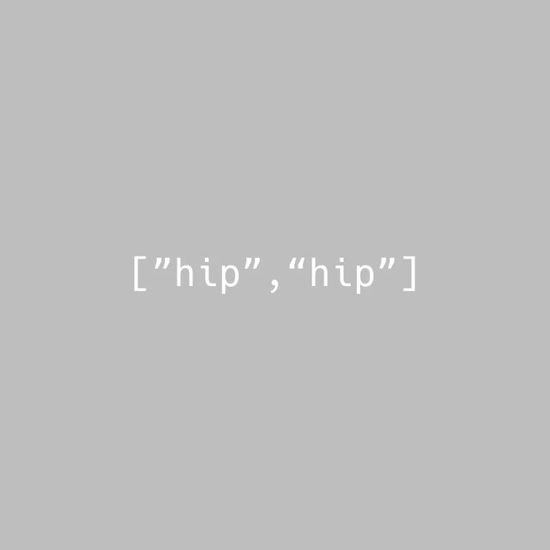 Hip Hip Hooray Programming Array