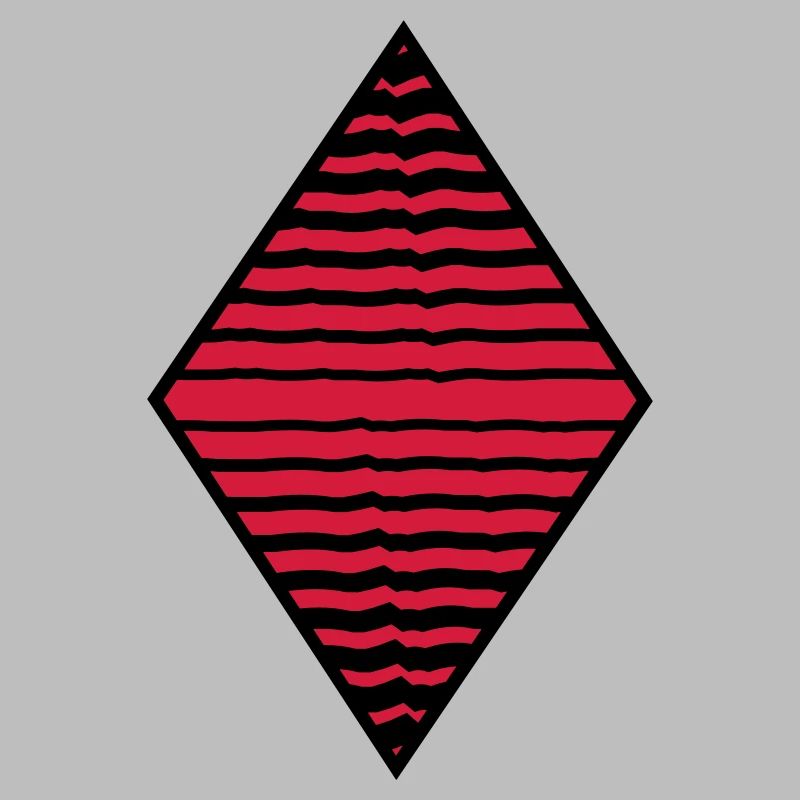 Rhombus form strokes pattern many lines