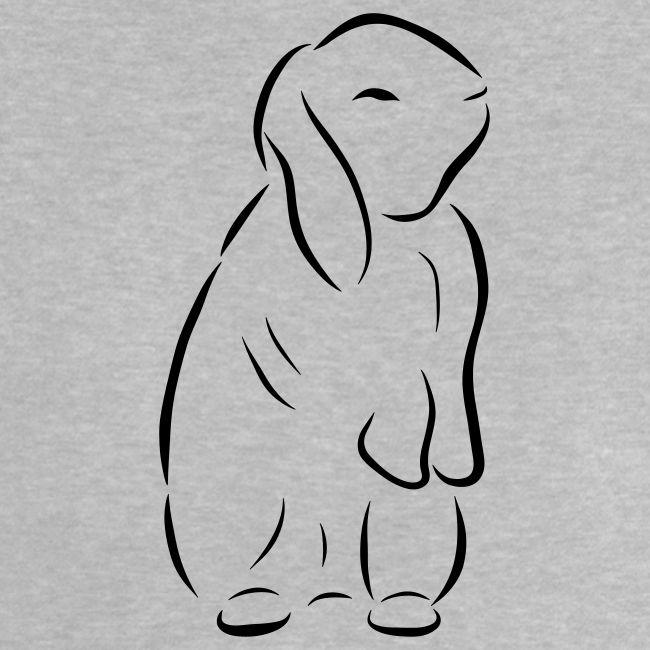 stehendes Häschen Hase Kaninchen Zwergkaninchen