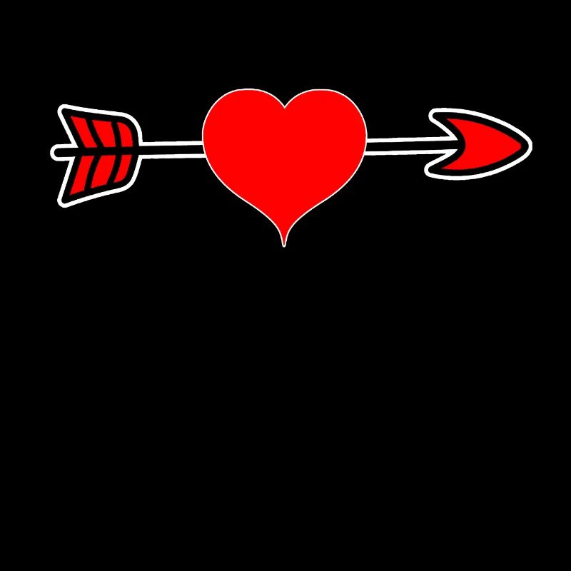 Pfeil Durch Herz Liebe Romantisch Amor Geschenk