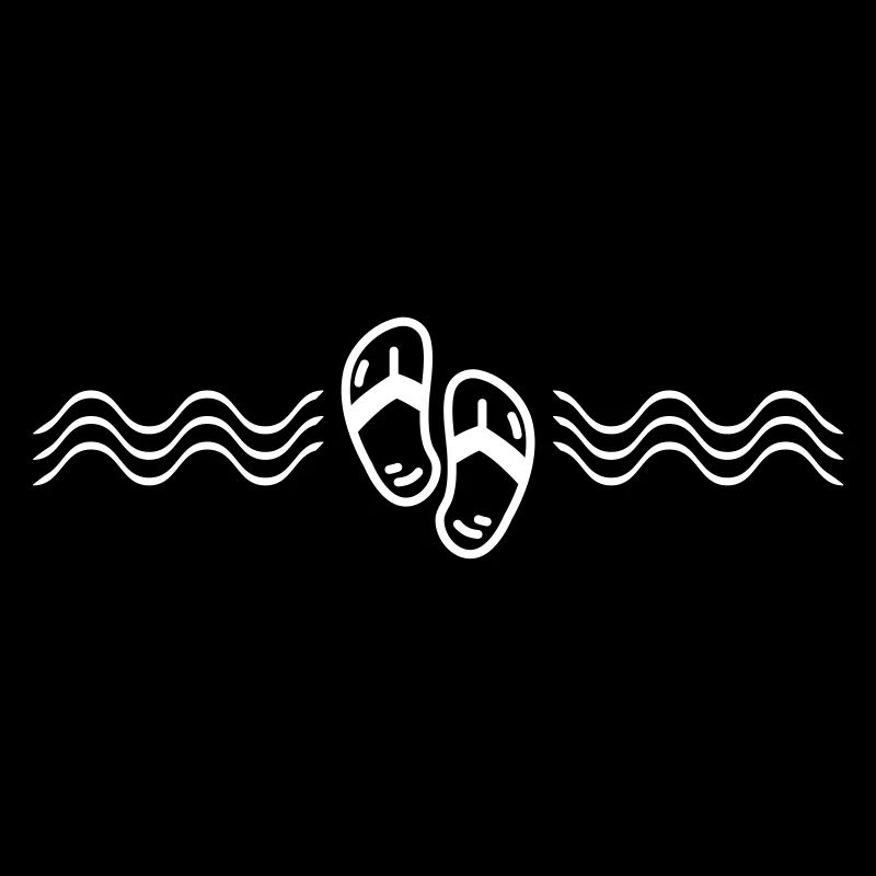 flip flops symbol wave