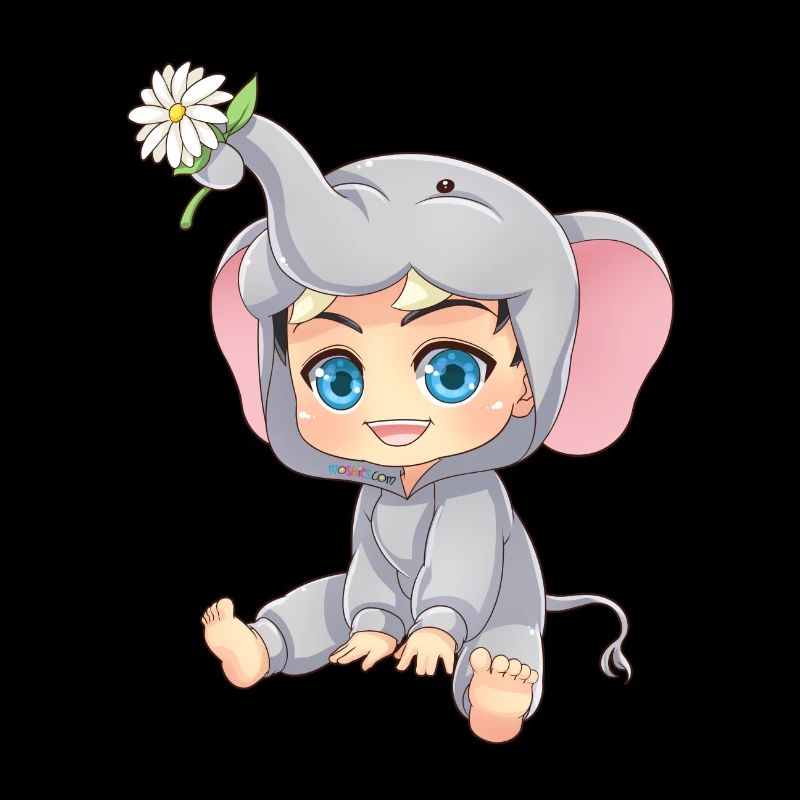 MOSBIES Elephant Flower Chibi Cosplay Gift