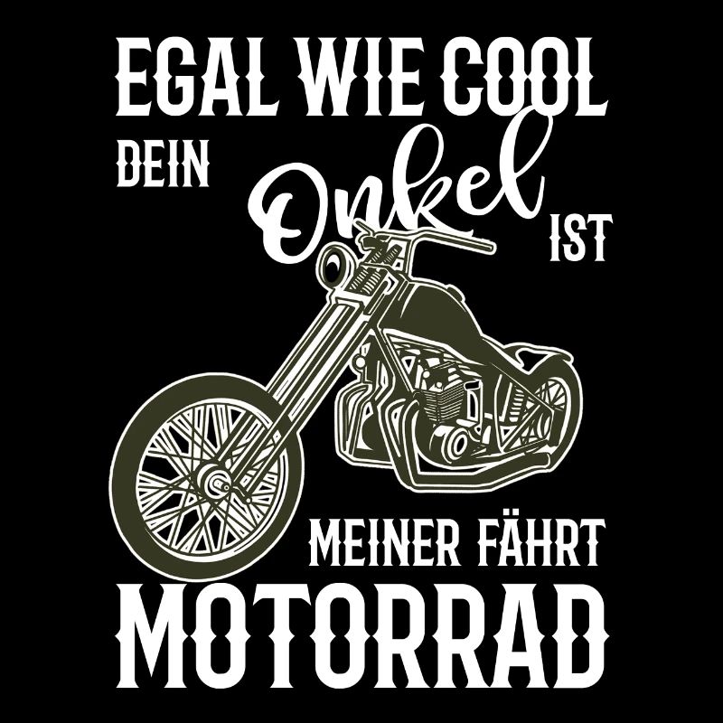 Motorrad Chopper cool Onkel Geschenkidee NEU