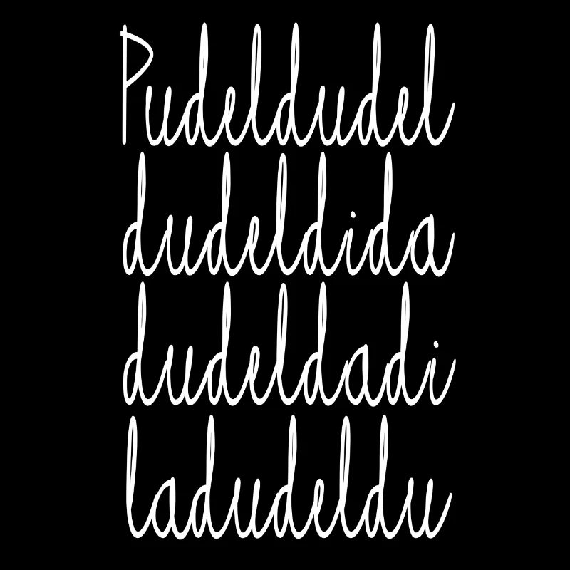 Witziges Pudel Jodeldiplom Hundefans Geschenkidee