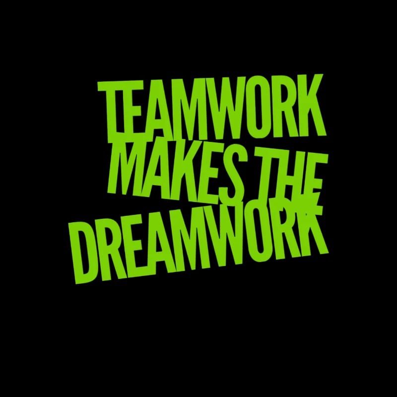 Teamwork is great