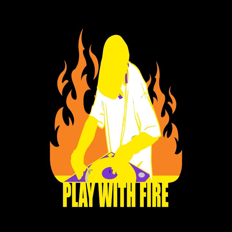 DJ joue avec le feu