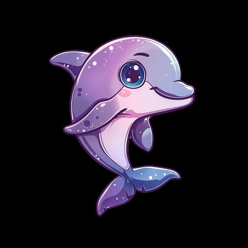 Delfino sorridente giocoso