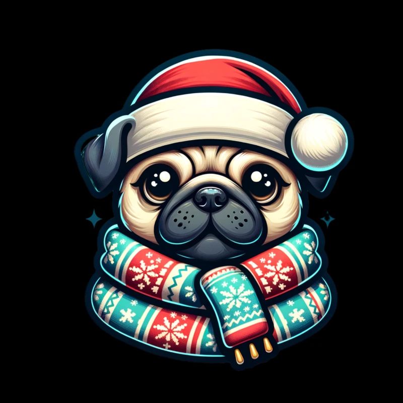Weihnachts-Mops