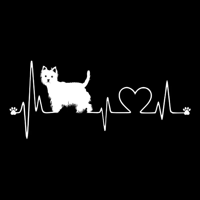 West Highland White Terrier Heart Pulse