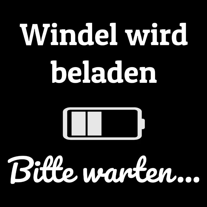 windel wird beladen weiß