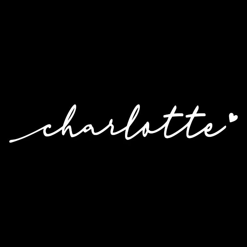 Charlotte Cursive Name