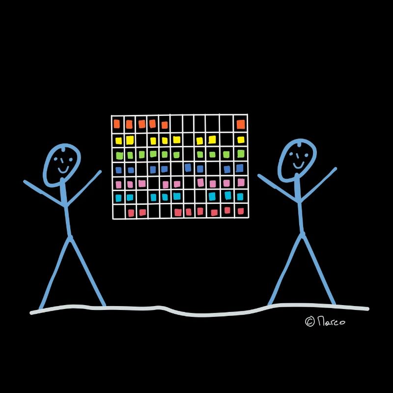 Project Management Stick Figures, Job Work Scrum