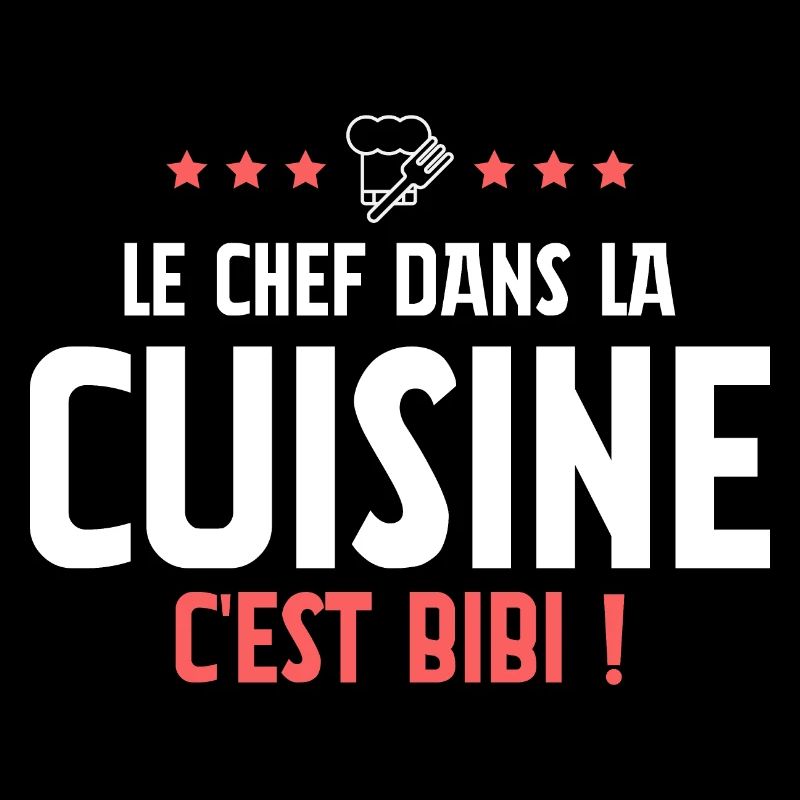 The chef in the kitchen is bibi! -Apron