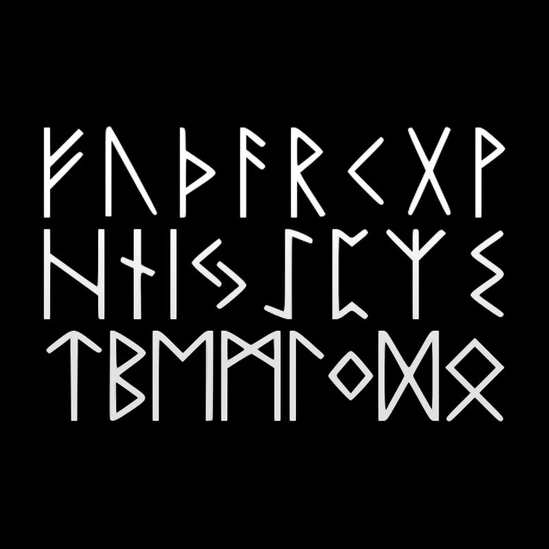 FUTHARK Runen - Wikinger