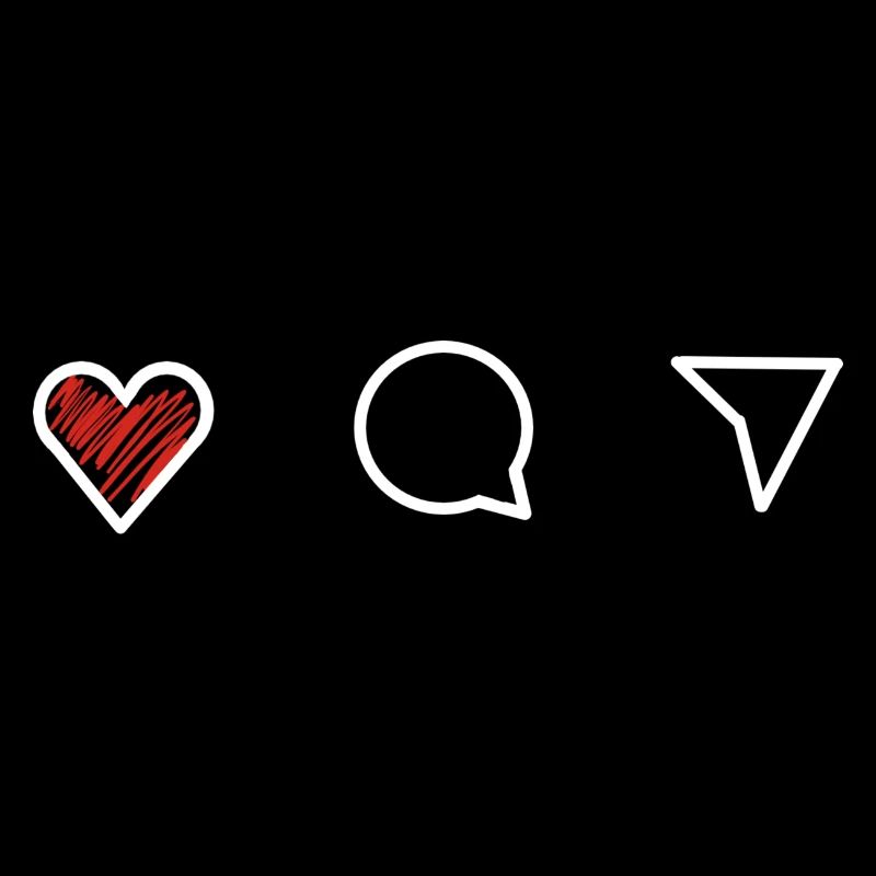 J’aime, commente et partage - insta