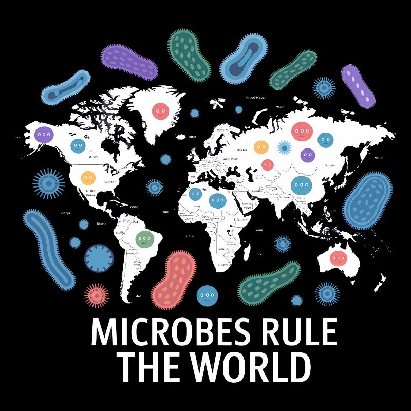 Les microbes règnent sur le monde Design