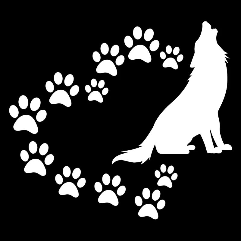 Paw heart wolf