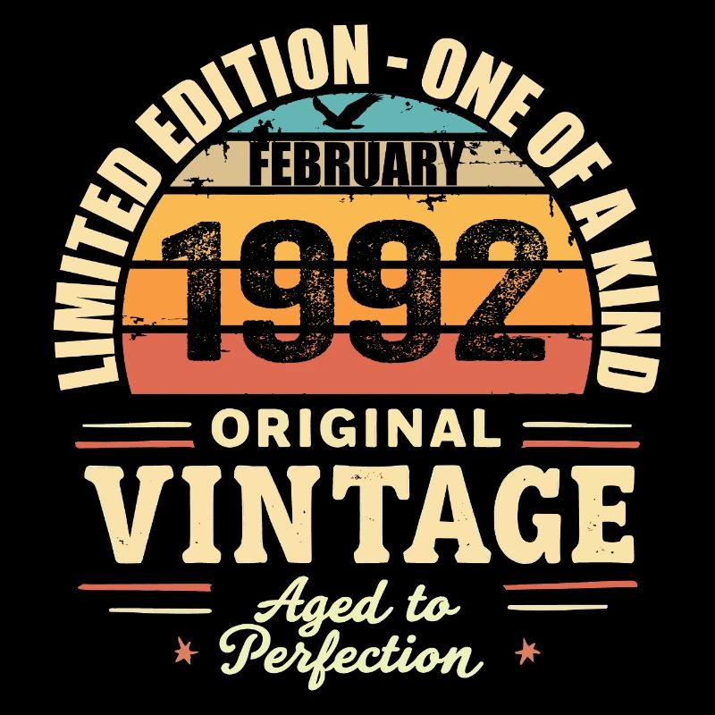 Februar 1992 Geburtstagsgeschenk Februar 1992