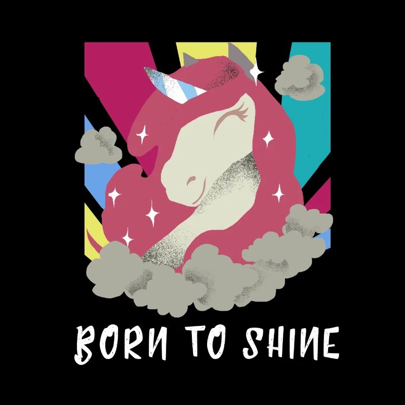 Born To Shine Einhorn Geschenk