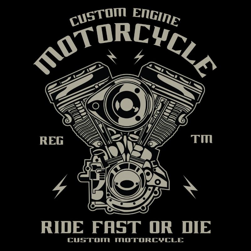 Conversion de moteur de moto Chopper Custom Engine