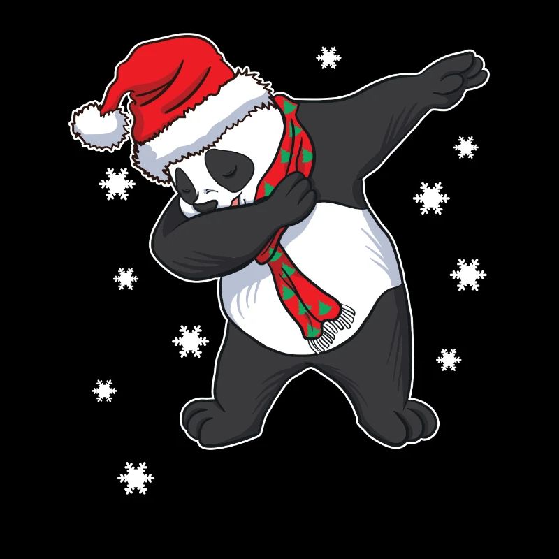 Panda Christmas Funny Dabbing Gift