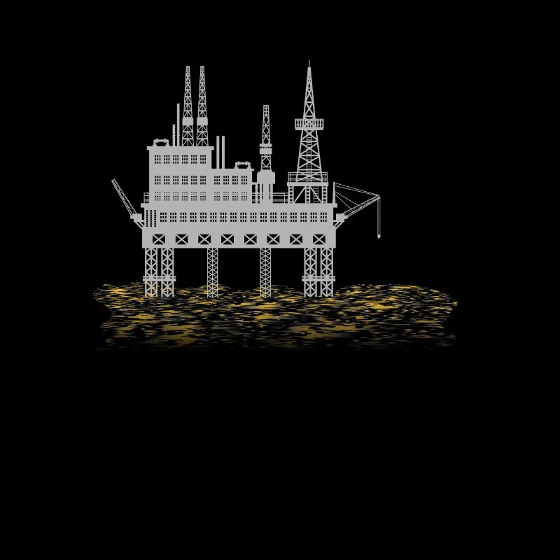 Bohrplattform - Ölplattform