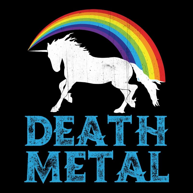 Death Metal Einhorn