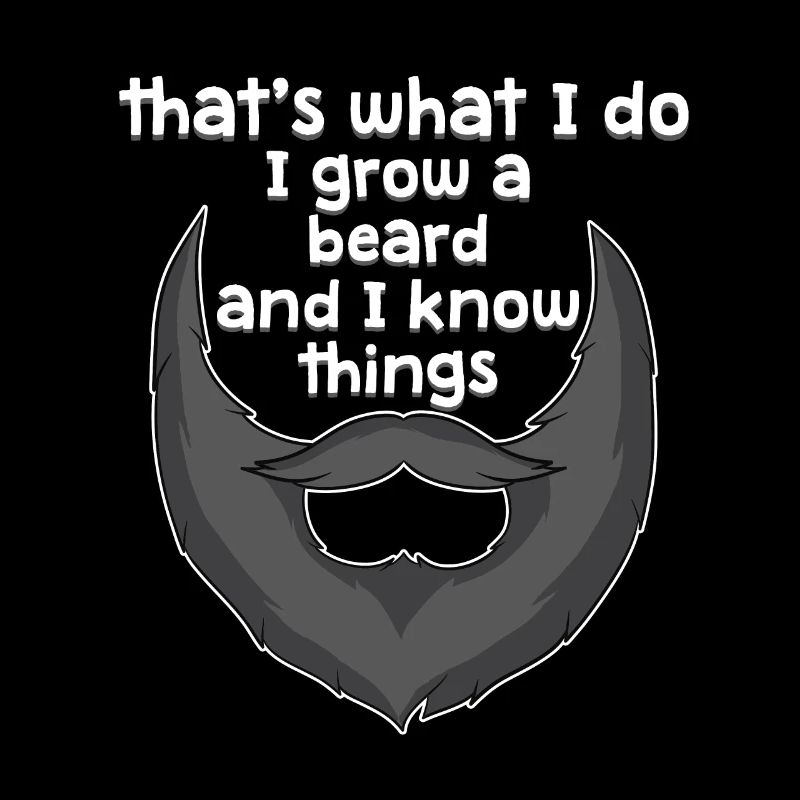 Bart Bärtig Bartträger Hipster Vollbart Geschenk